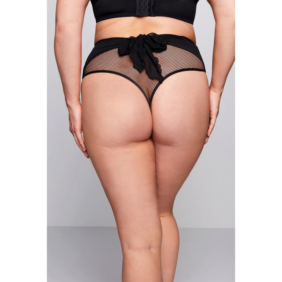 Ulla Popken Netz Mesh String Ouvert Slip  