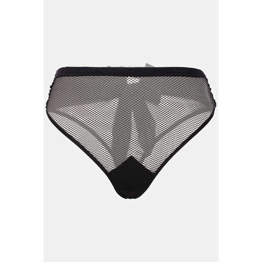 Ulla Popken Netz Mesh String Ouvert Slip  