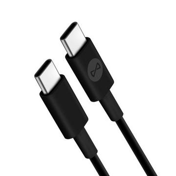 Câble USB-C vers USB-C 60W 3A 1m Noir