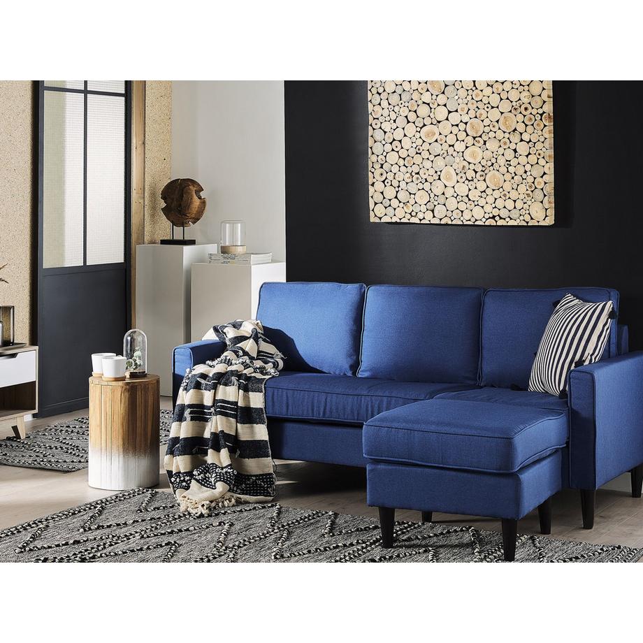 Beliani 3 Sitzer Sofa aus Stoff  AVESTA  