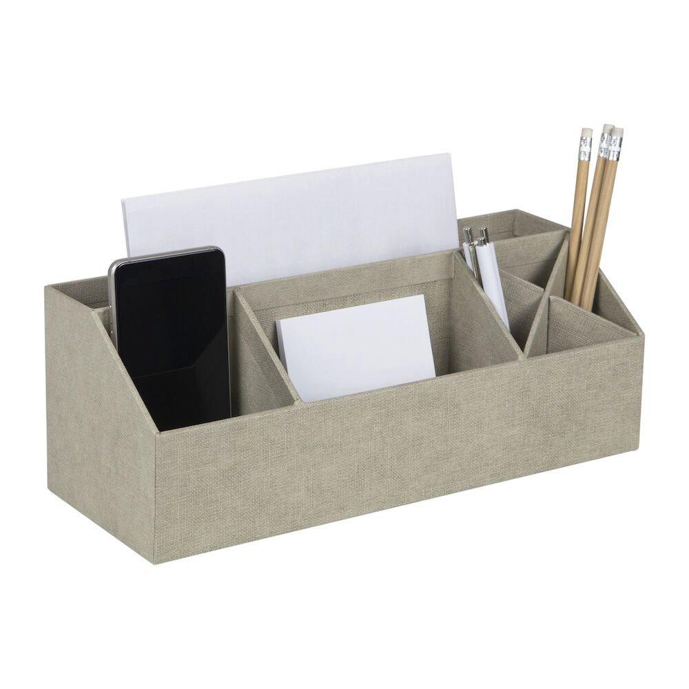 Bigso Box of Sweden ELISA Schreibtisch Organizer   Linnen Canvas  