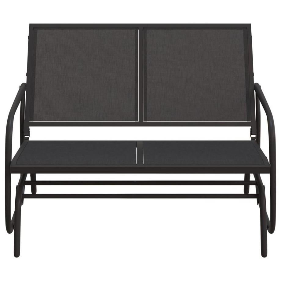 VidaXL panca glider da giardino Acciaio  