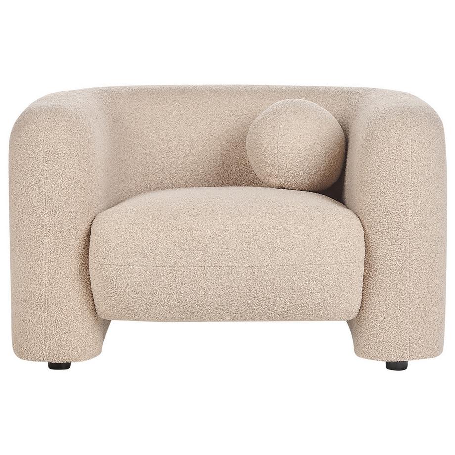 Beliani Sessel aus Bouclé Minimalistisch LEIREN  