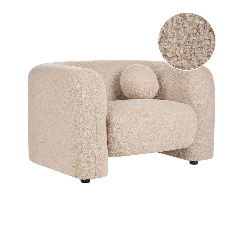 Sessel aus Bouclé Minimalistisch LEIREN