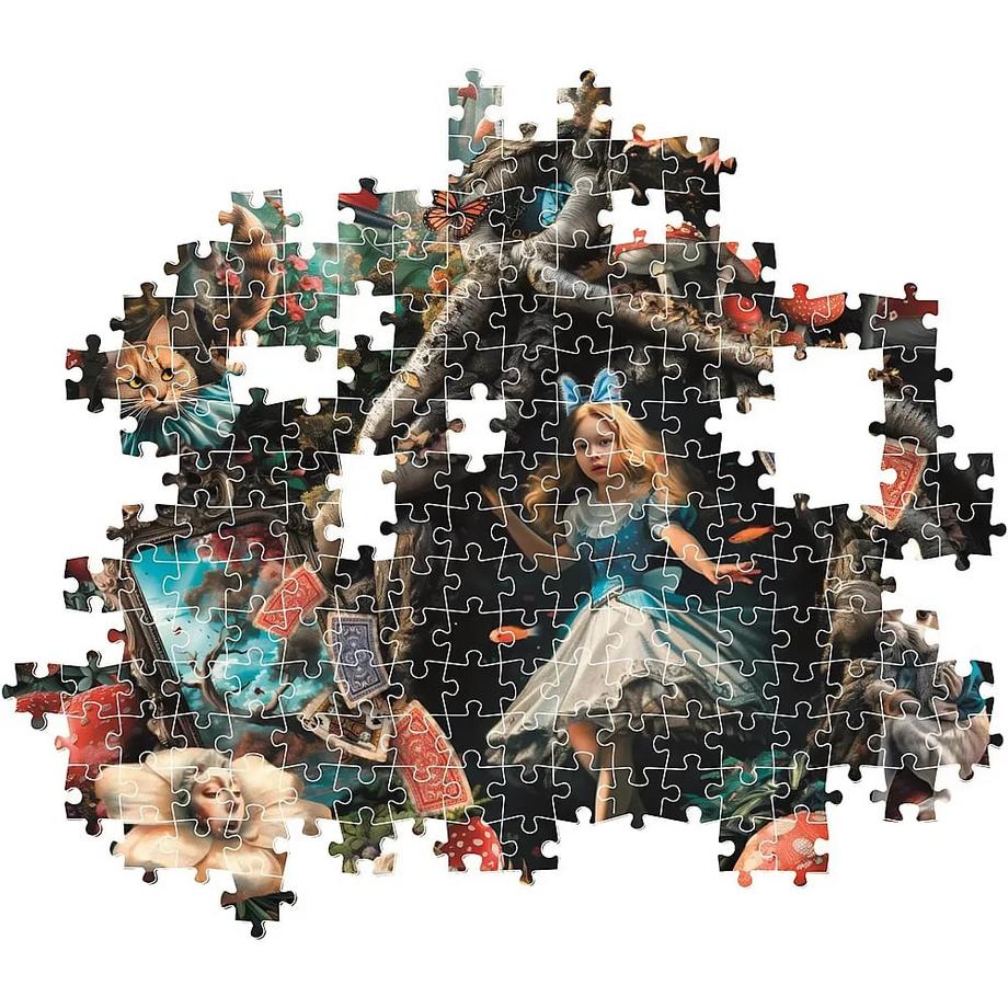 Clementoni  Puzzle Ein weiterer Tag im Wunderland (1000Teile) 