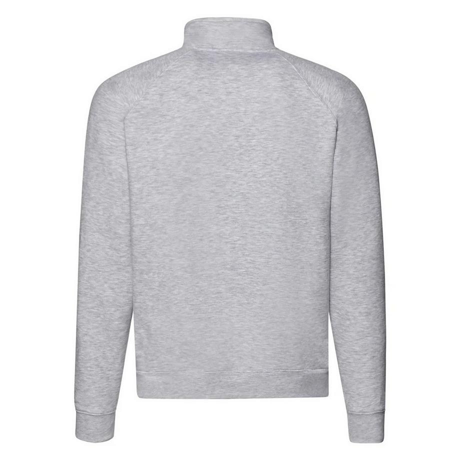 Fruit of the Loom Sweat PREMIUM à demi-zip manches raglan  