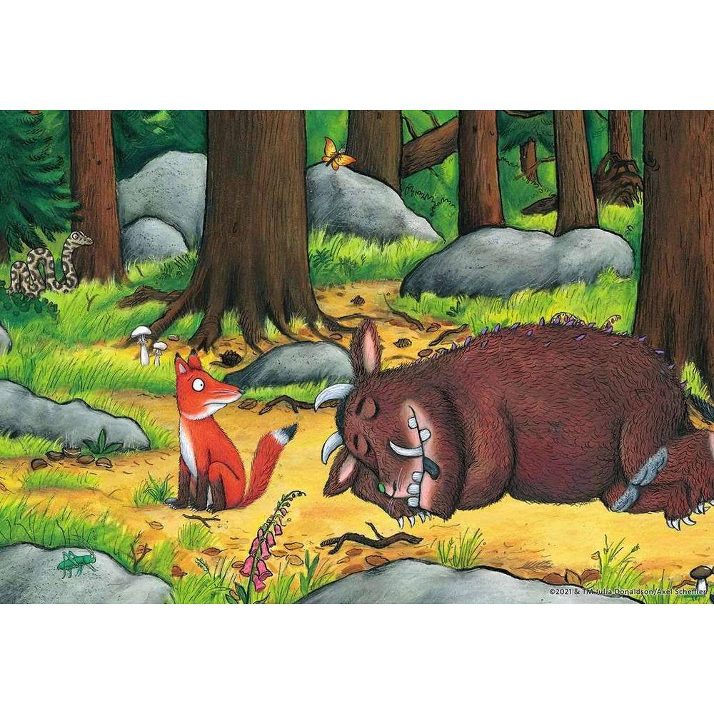 Ravensburger  Ravensburger Kinderpuzzel 2 x 12 stukjes The Gruffalo 