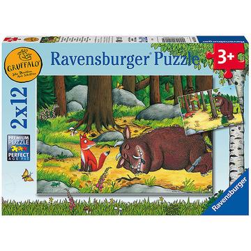 Puzzle Grüffalo und Tiere des Waldes (2x12)