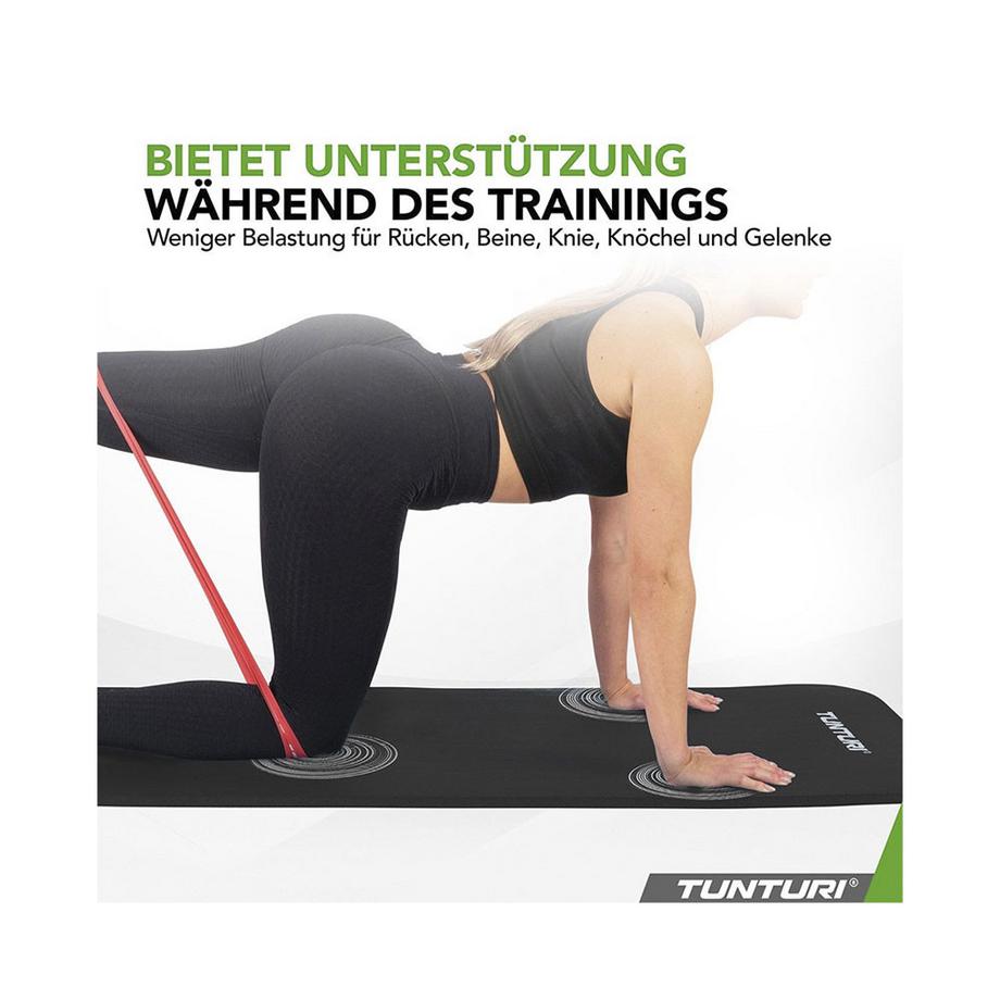 Tunturi  Tapis de fitness NBR noir 