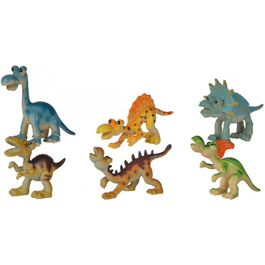 Simba  Nature World Funny Animals - Dinosaurier (6Teile) 