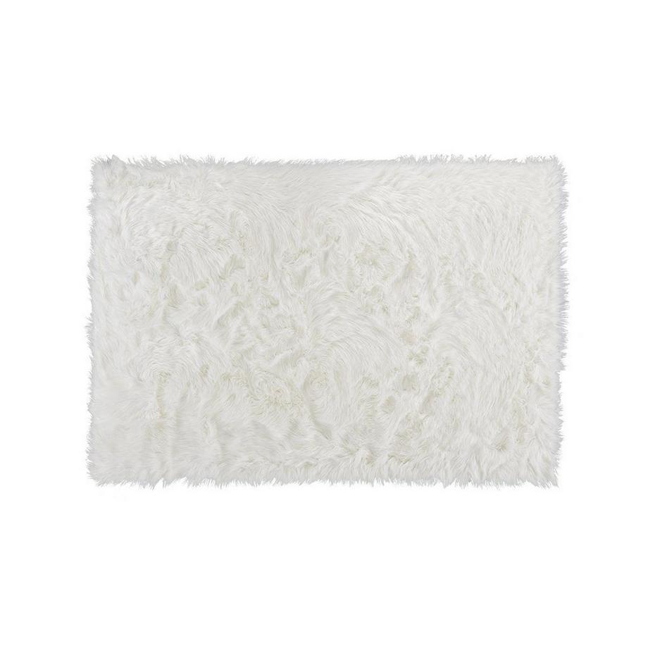 Tappeto imitazione pelle di pecora SHEEP x1Bianco