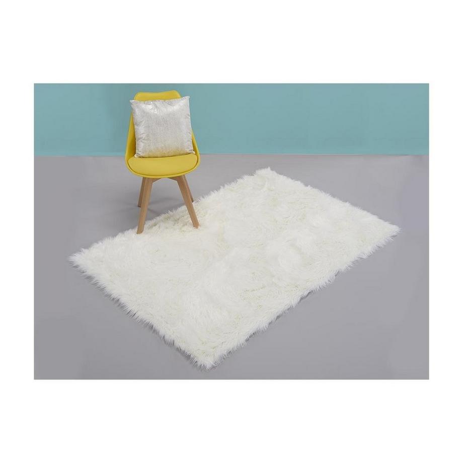 OZAIA Tappeto imitazione pelle di pecora SHEEP x1Bianco  