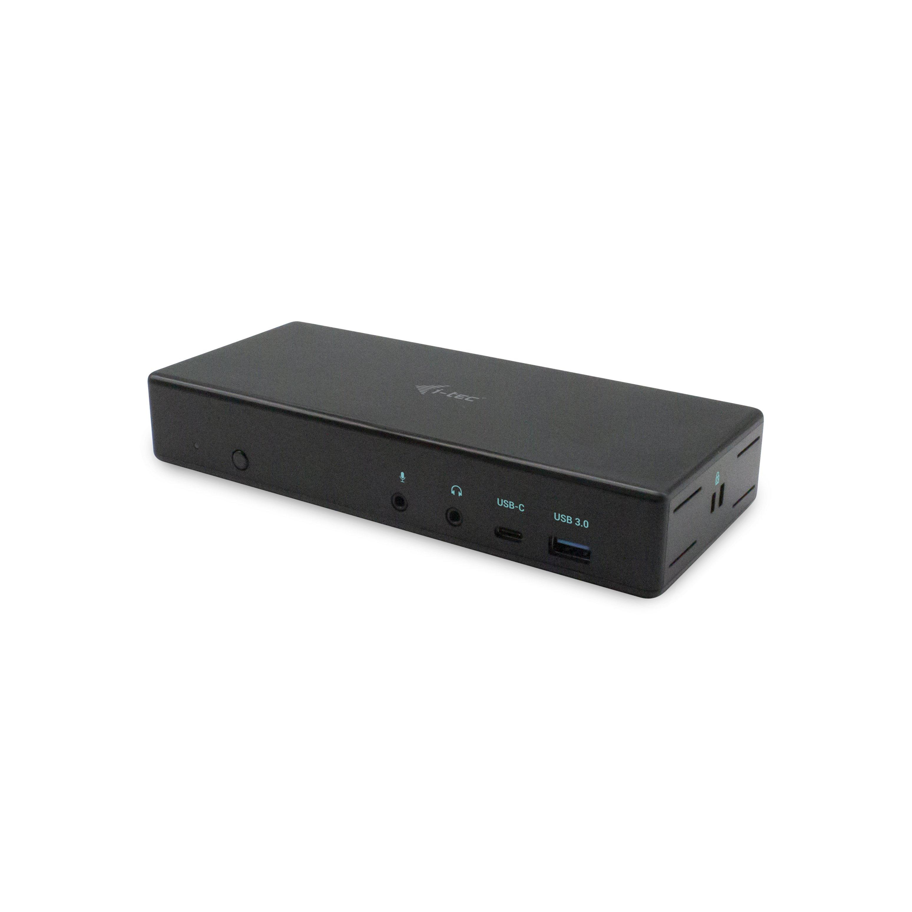 i-tec  C31QUATTRODOCKPDCH replicatore di porte e docking station per notebook Cablato USB 3.2 Gen 1 (3.1 Gen 1) Type-C Nero 