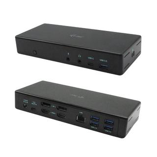 i-tec  C31QUATTRODOCKPDCH replicatore di porte e docking station per notebook Cablato USB 3.2 Gen 1 (3.1 Gen 1) Type-C Nero 