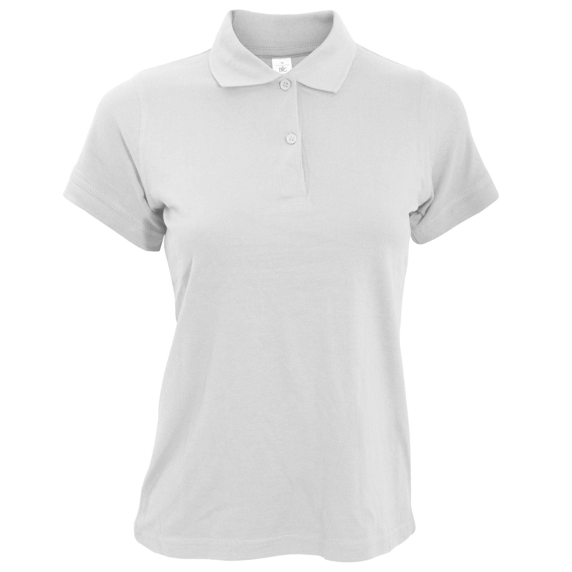 Image of B&c Safran Poloshirt, Kurzarm Damen Weiss XXL