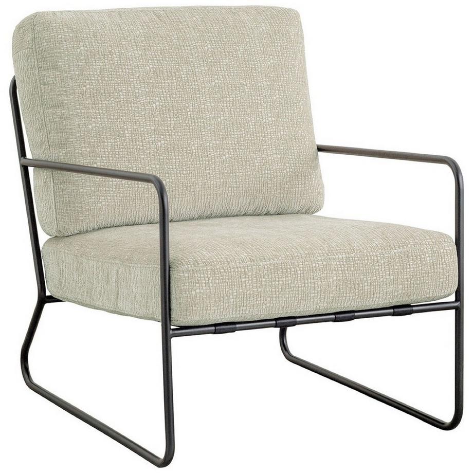 Blanc d'Ivoire Sessel Gaspard abziehbar Jacquard-Samt sand  