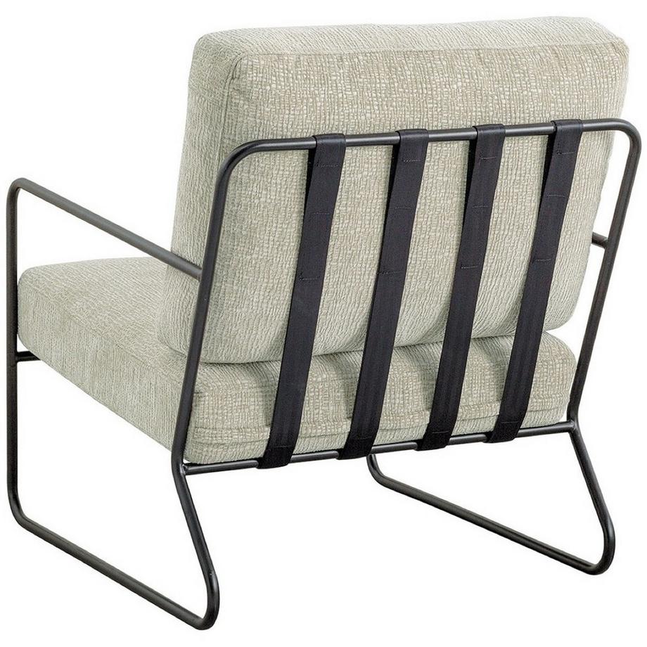 Blanc d'Ivoire Sessel Gaspard abziehbar Jacquard-Samt sand  