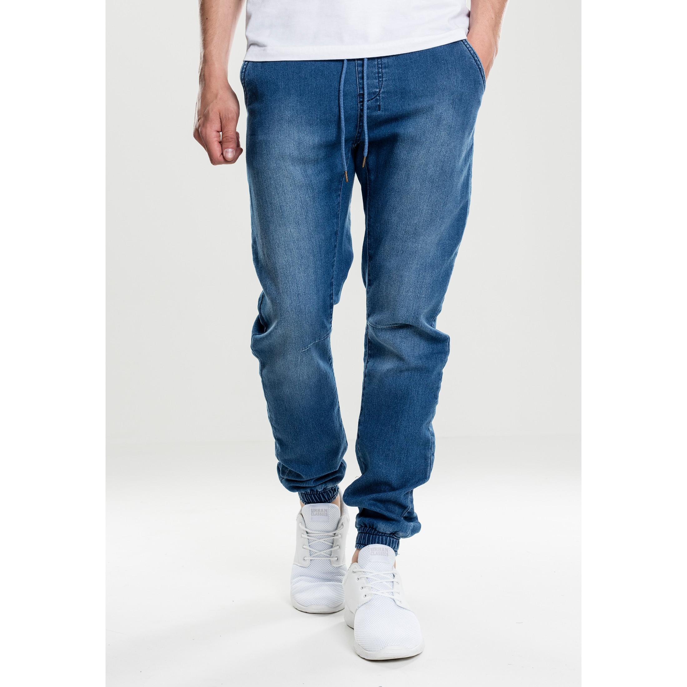 URBAN CLASSICS Gestrickte Denim Jogger Hose  