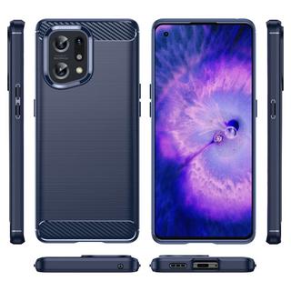 Cover-Discount  Oppo Find X5 - Housse Mã©Tal Look Carbone 