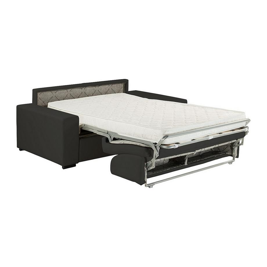 Vente-unique Canapé 4 places conible express en simili EMIR Couchage à  lattes largesMatelas  