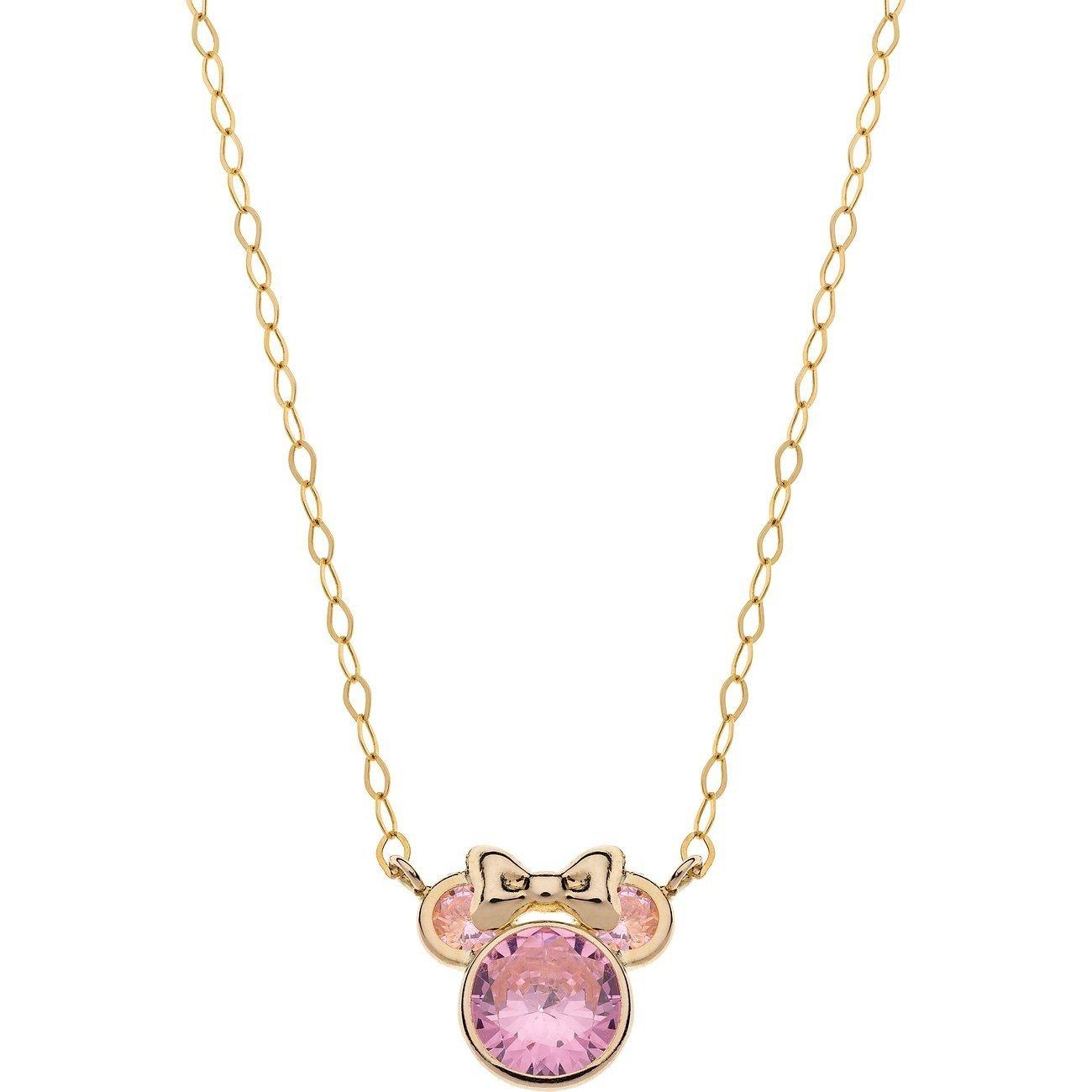 Image of Halskette Mit Anhänger Mickey Mouse Damen Gold 40.5CM