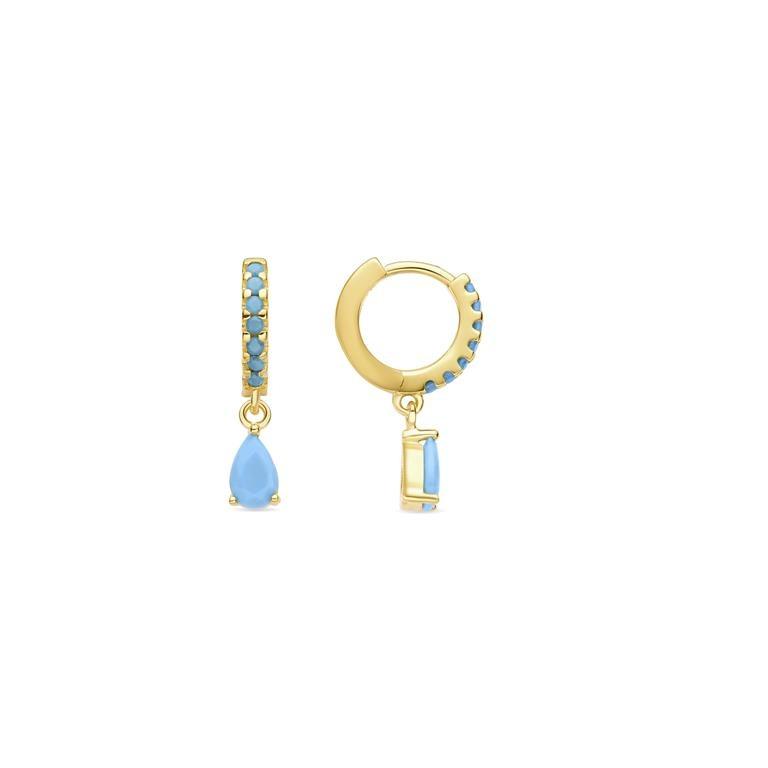 Image of Intheon Sterlingsilber-ohrringe Unisex Gold ONE SIZE