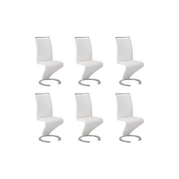 Lot de 6 chaises TWIZY Simili