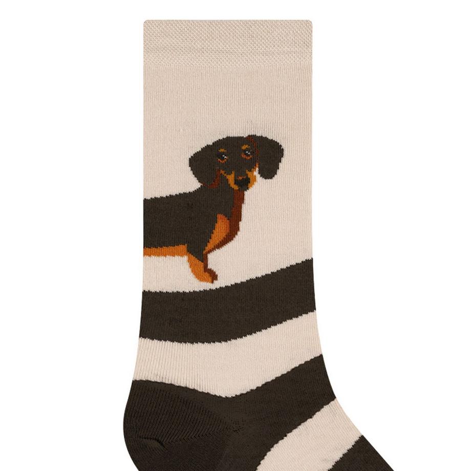 BLEU FORET Chaussettes Teckel  
