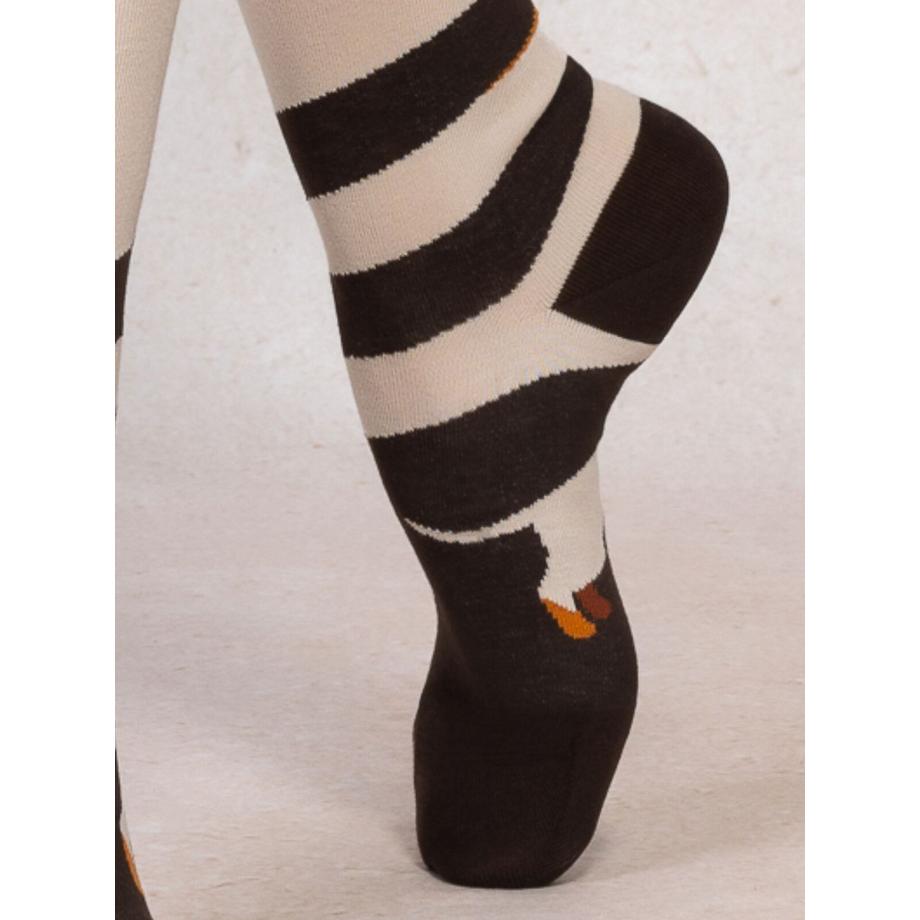 BLEU FORET Chaussettes Teckel  