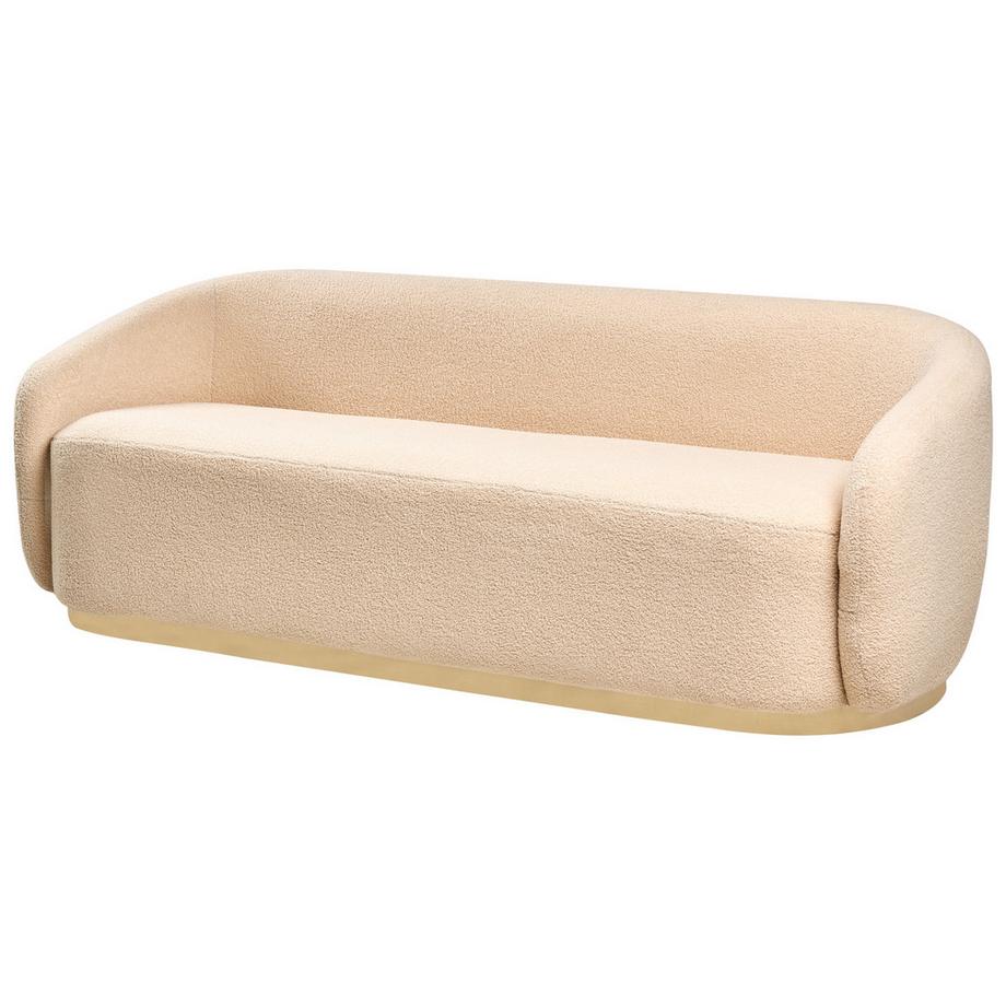 Beliani 2 Sitzer Sofa aus Bouclé Minimalistisch SIPO  