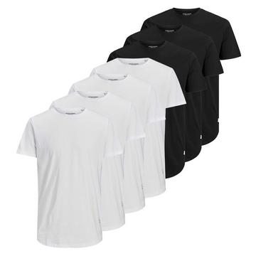 T-Shirt  7er Pack Bequem sitzend-JJENOA TEE CREW NECK 7PK