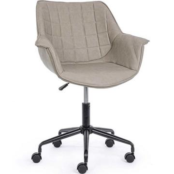 Fauteuil de bureau Joshua taupe