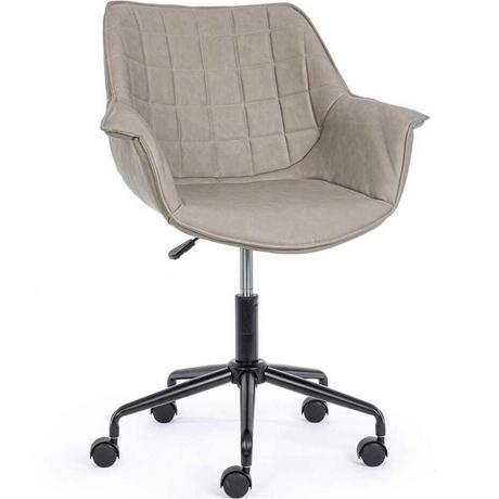 mutoni Fauteuil de bureau Joshua taupe  