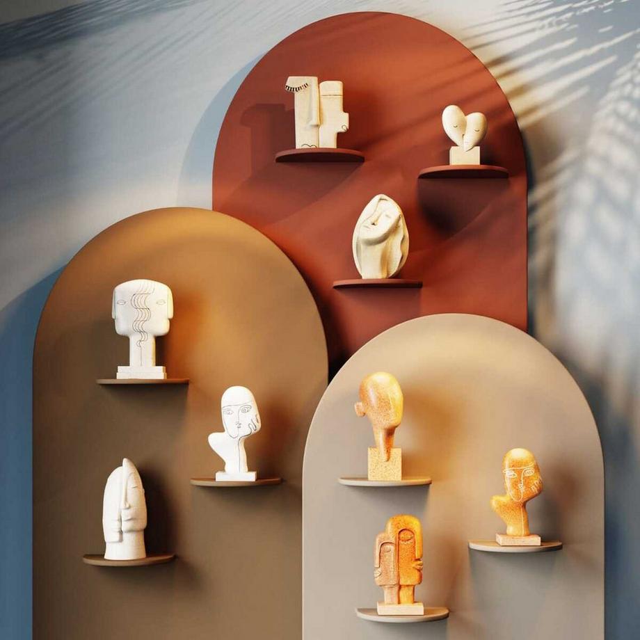 KARE Design Objet décoratif Sleeping Head 22  