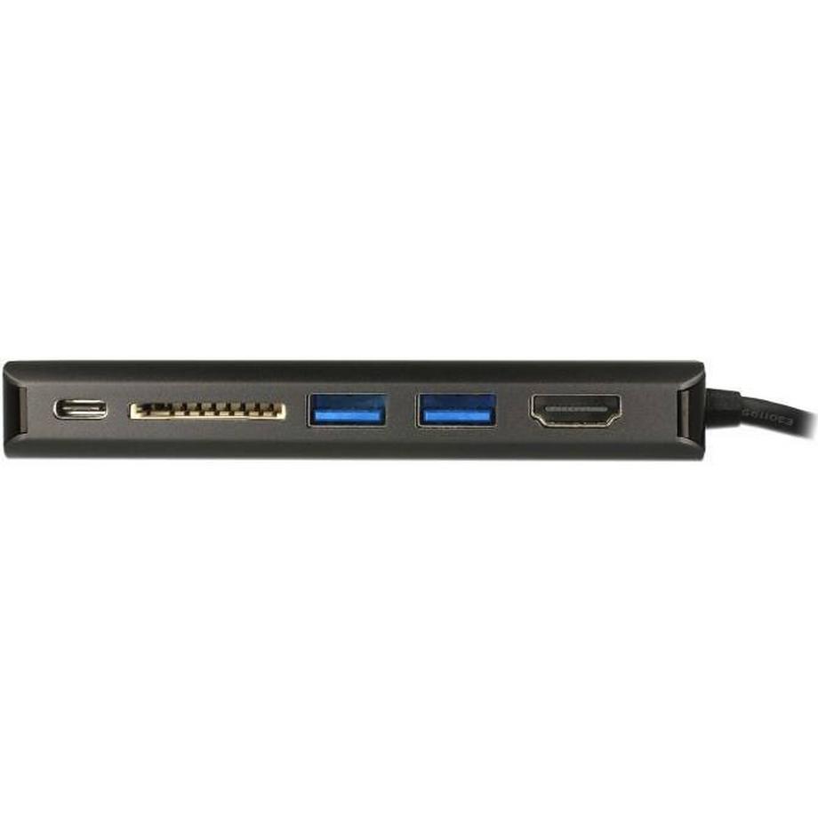 DeLock  USB Type-C™ 3.1 Dockingstation HDMI 4K 30 Hz, Gigabit LAN und USB PD Funktion 