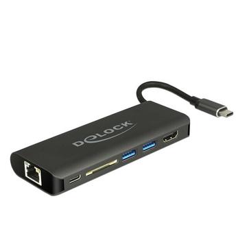 USB Type-C™ 3.1 Dockingstation HDMI 4K 30 Hz, Gigabit LAN und USB PD Funktion