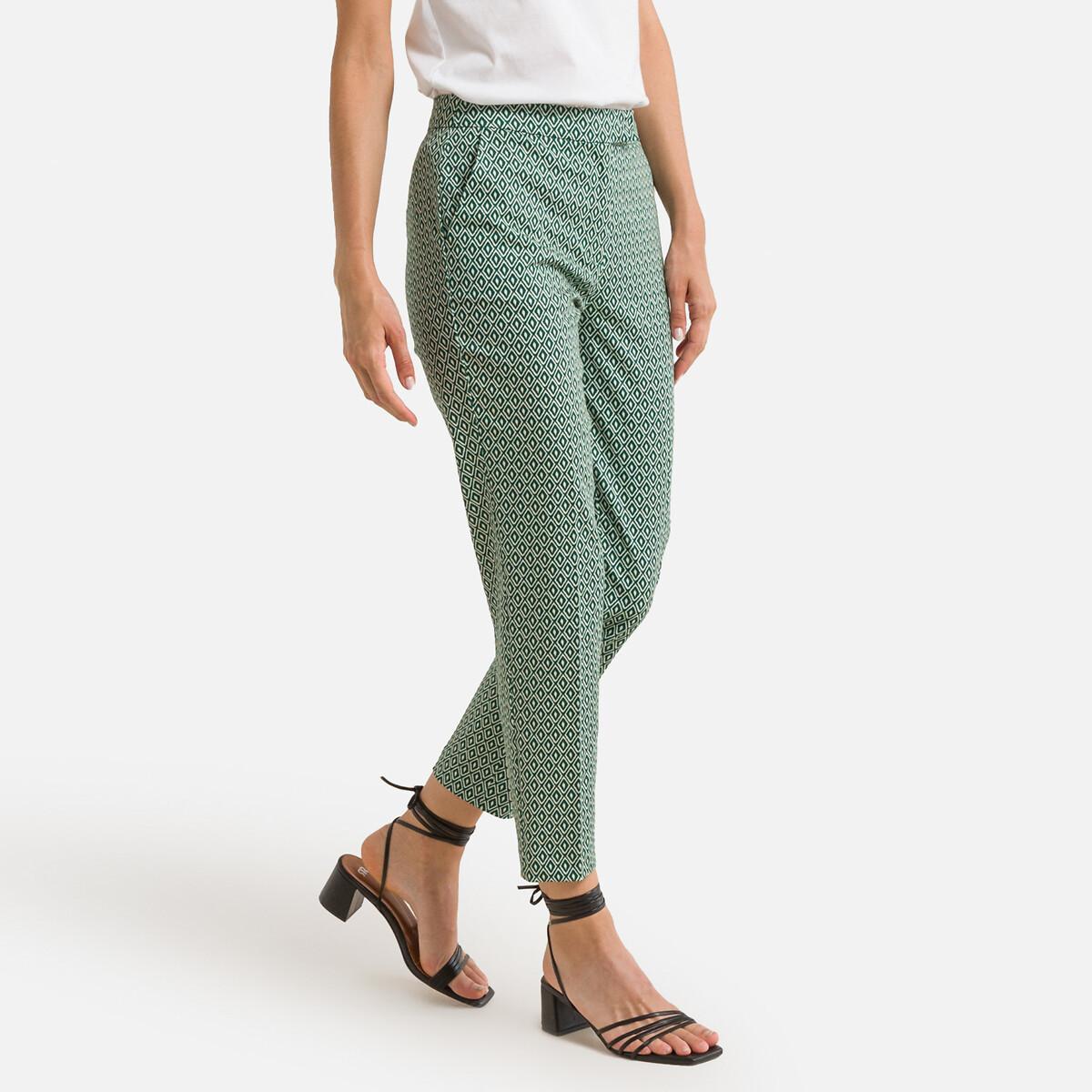 Image of Slim-fit-hose Damen Grün 50