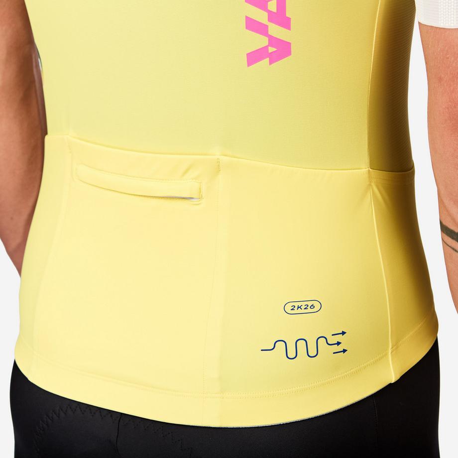 VAN RYSEL  Maillot manches courtes de vélo de route très ajusté unisexe - RCR-R 2 team 