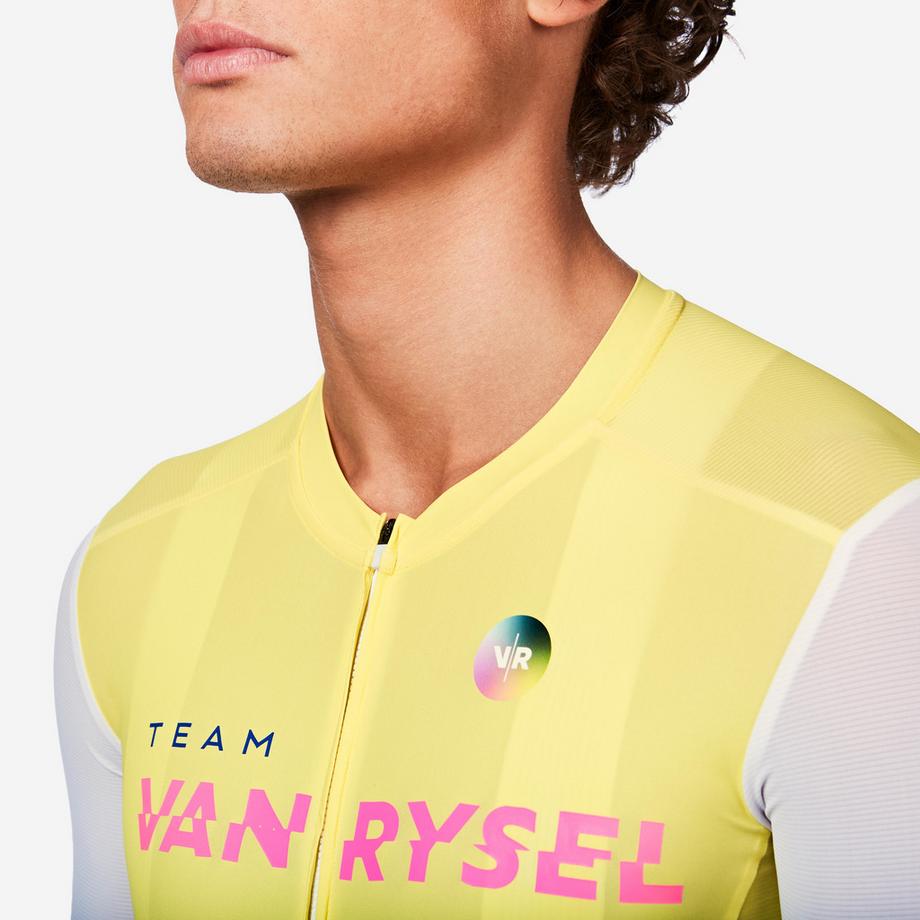 VAN RYSEL  Maillot manches courtes de vélo de route très ajusté unisexe - RCR-R 2 team 