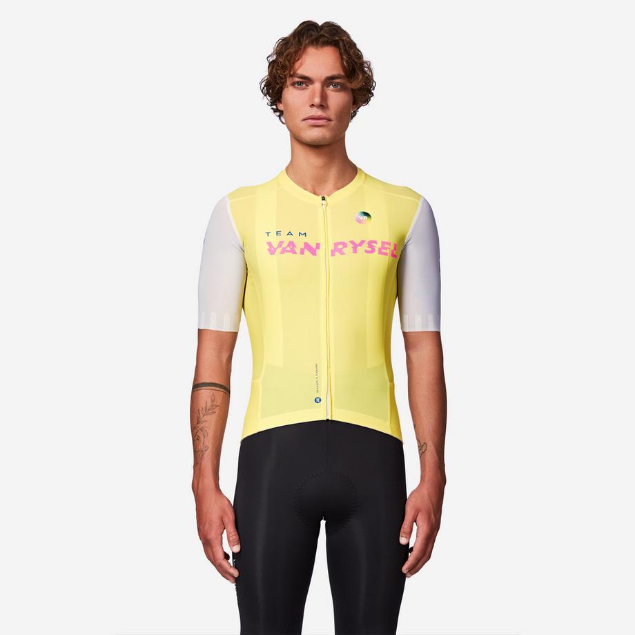 VAN RYSEL  Maillot manches courtes de vélo de route très ajusté unisexe - RCR-R 2 team 