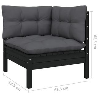 VidaXL 2-sitzer-gartensofa kiefernholz  