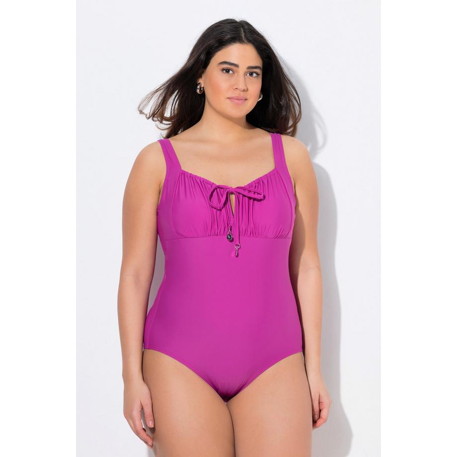 Ulla Popken Maillot de bain Fronces Armatures Recyclé  