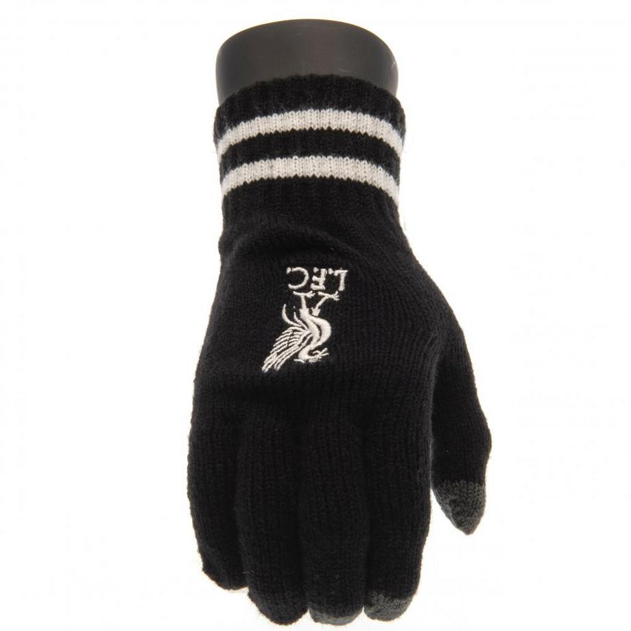 Liverpool F.C.  Lavorato A Maglia Cresta Guanti Touchscreen 