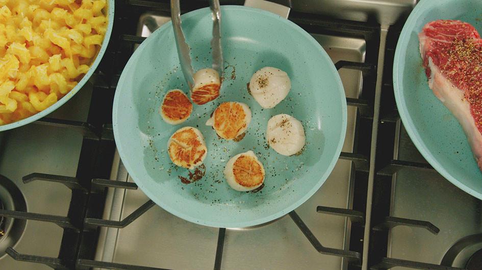 STARLYF Jade Pan 24cm - Padella con rivestimento in giada, rotonda da 24 cm  