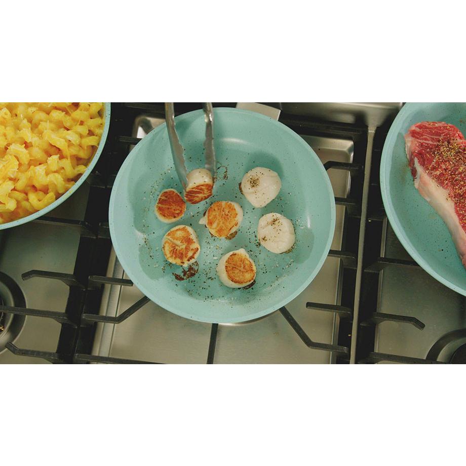 STARLYF Jade Pan 24cm - Poêle à frire avec revêtement en jade, ronde de 24 cm  