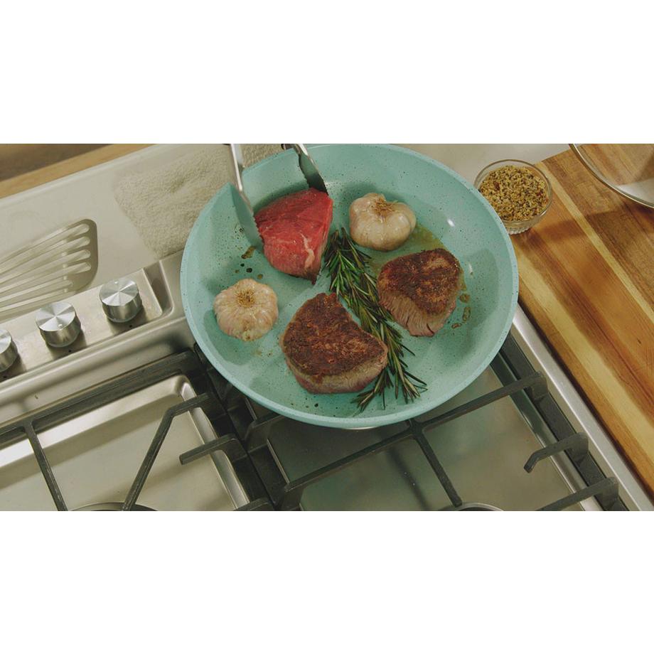 STARLYF Jade Pan 24cm - Poêle à frire avec revêtement en jade, ronde de 24 cm  