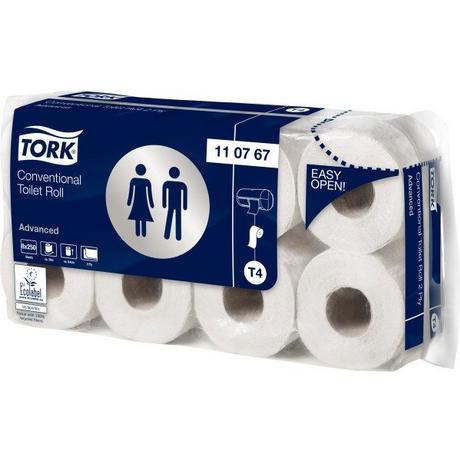 Tork  TORK Toilettenpapier Advanced T4 110767 250 Blatt, 2-lagig 8 Stück 