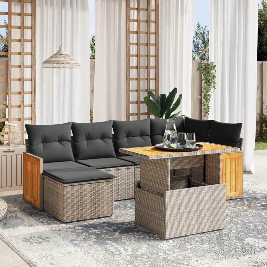 VidaXL Garten sofagarnitur poly-rattan  