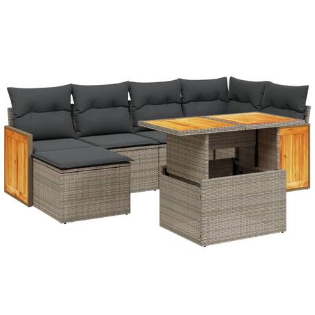 VidaXL Garten sofagarnitur poly-rattan  