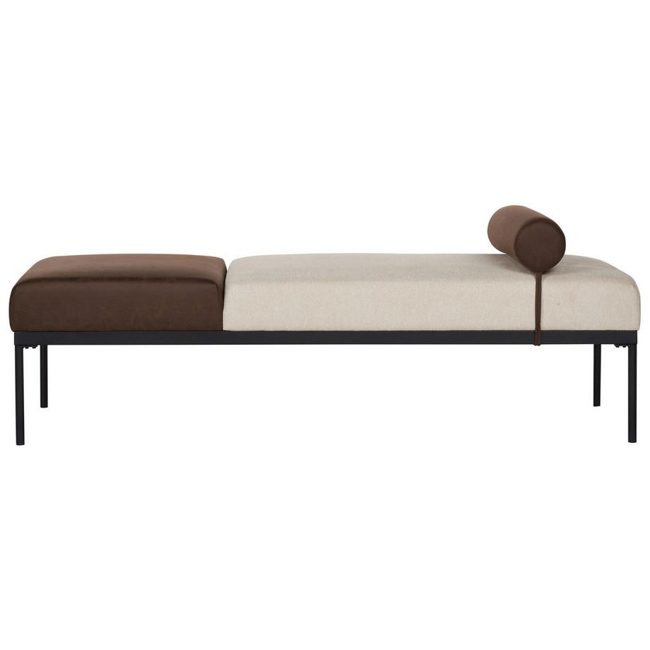 Beliani Chaise longue en Cuir PU Rétro MALMOS  
